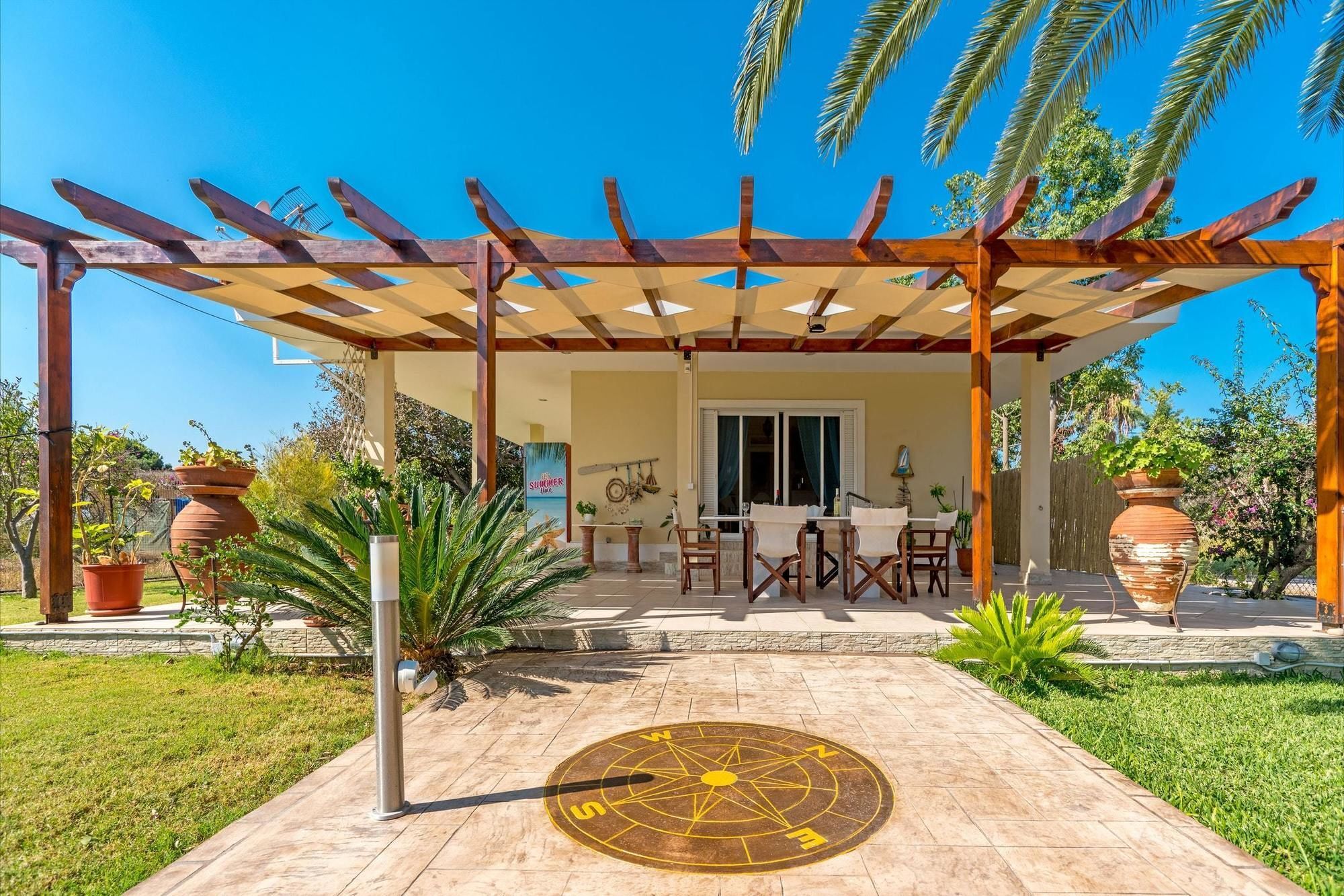 Maria'S Seaside Villa - House With 3 Rooms In Marathon, With Wonderful المظهر الخارجي الصورة