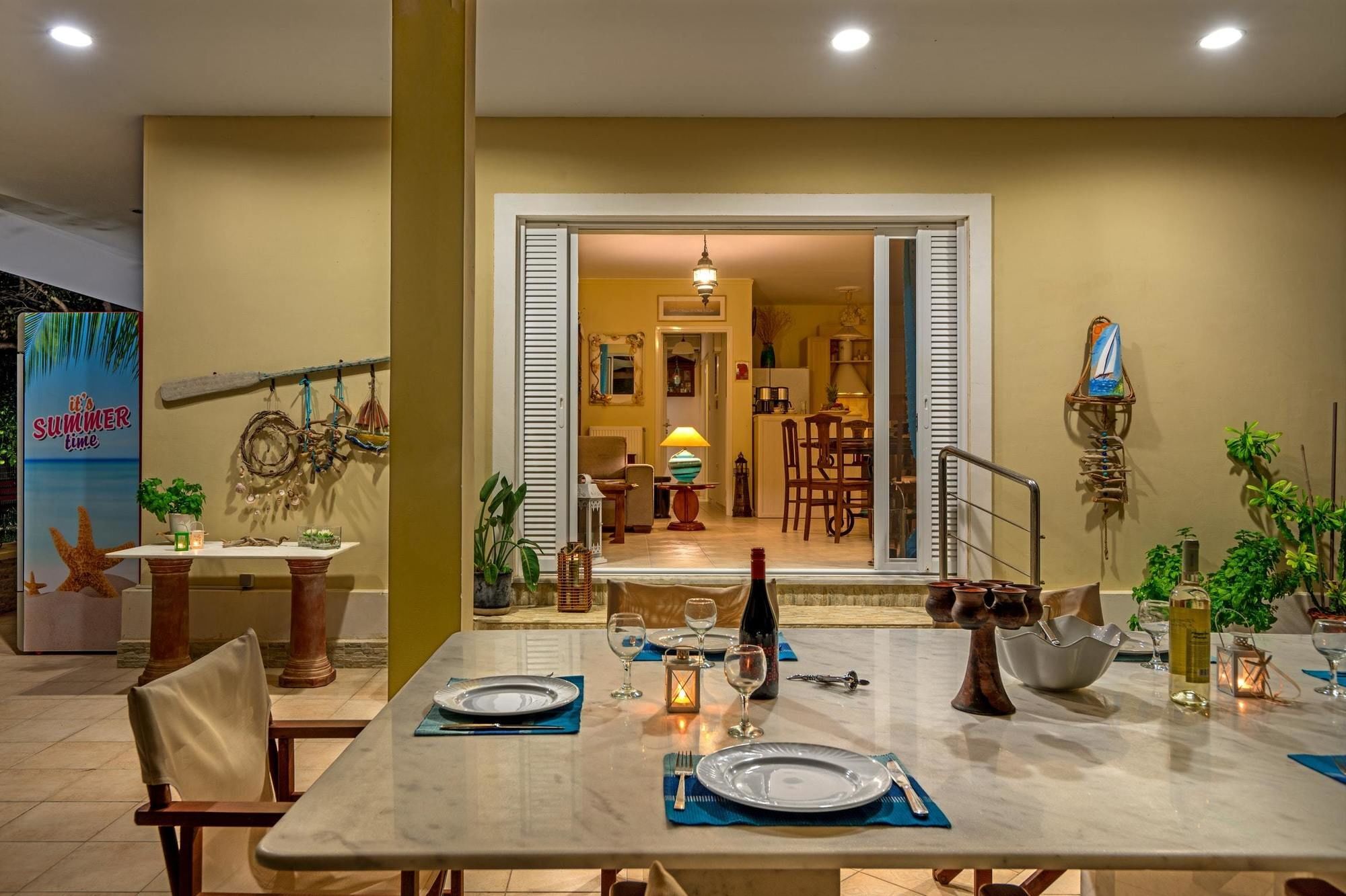Maria'S Seaside Villa - House With 3 Rooms In Marathon, With Wonderful المظهر الخارجي الصورة