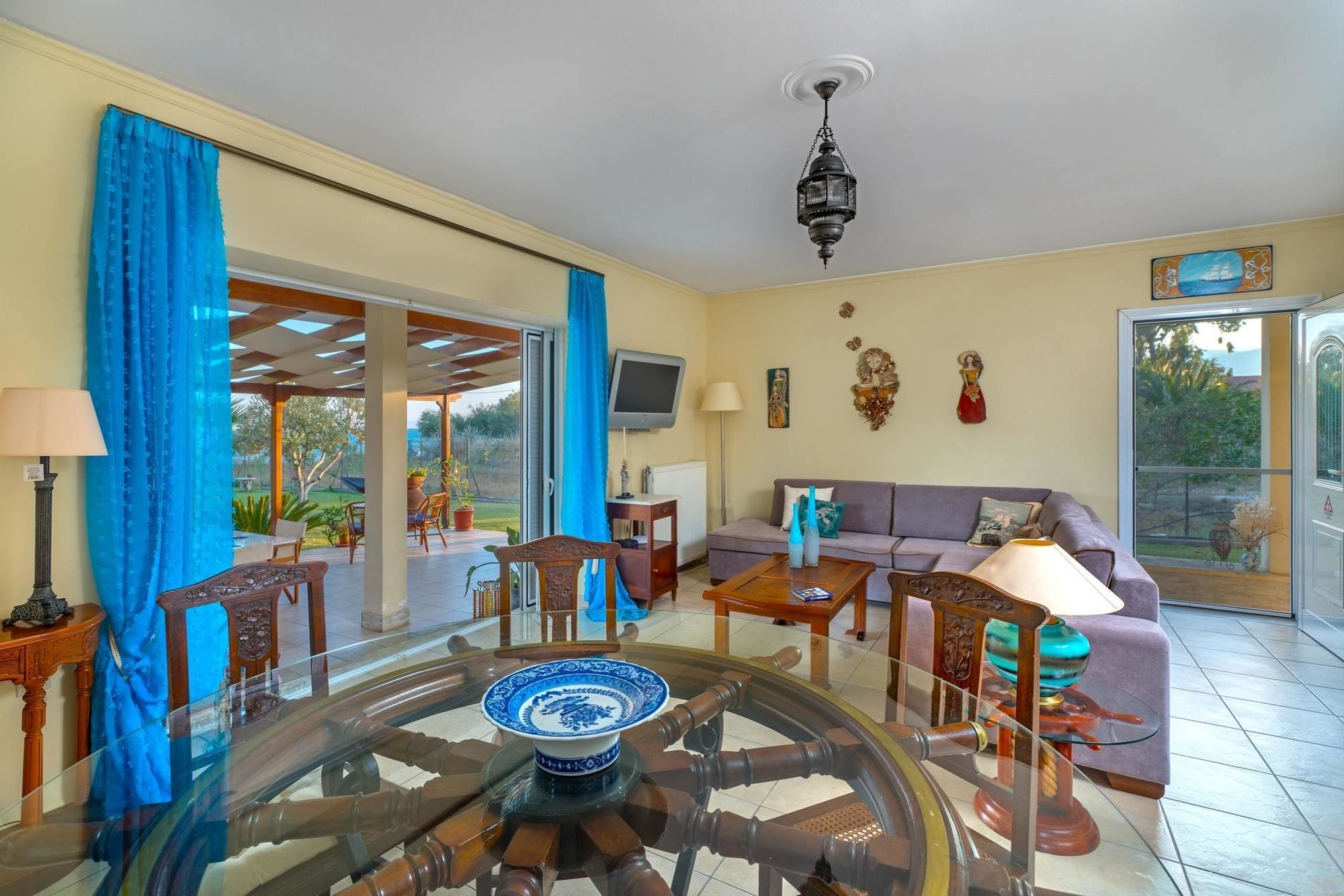 Maria'S Seaside Villa - House With 3 Rooms In Marathon, With Wonderful المظهر الخارجي الصورة