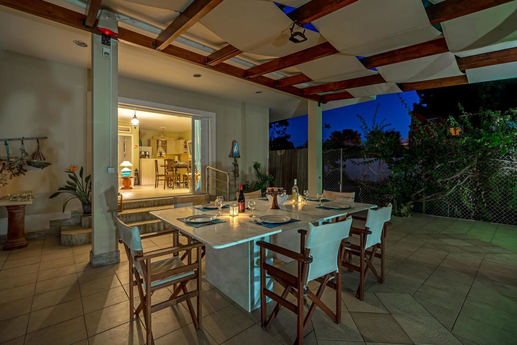 Maria'S Seaside Villa - House With 3 Rooms In Marathon, With Wonderful المظهر الخارجي الصورة