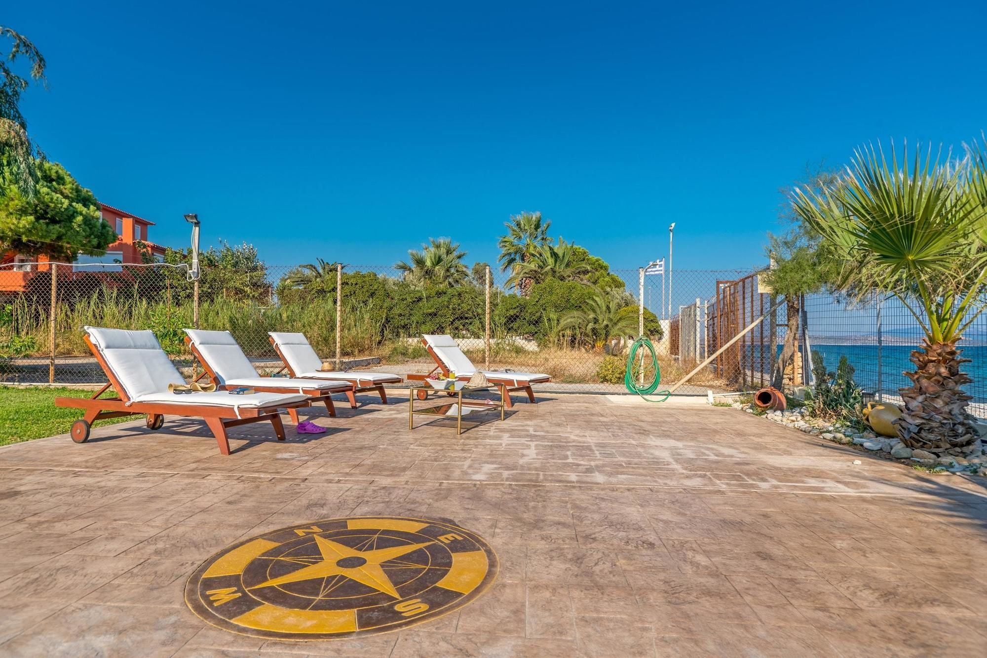 Maria'S Seaside Villa - House With 3 Rooms In Marathon, With Wonderful المظهر الخارجي الصورة